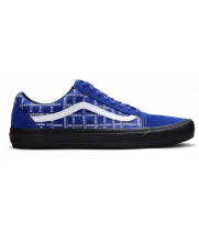 Supreme x Vans Old Skool Pro Logo Pattern Royal
