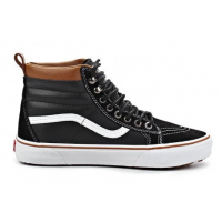 Кеды Vans Old Skool SK8-HI MTE Black fur с мехом