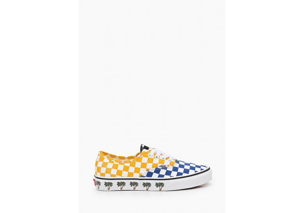 Vans кеды Classic Authentic синие с желтым