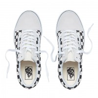 Vans Old Skool Checkerboard бежевые