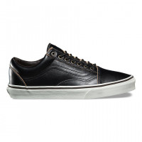 Кожаные кеды Vans UA Old School GROUNDBRKRS черные