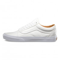 Кожаные кеды Vans OLD SKOOL белые
